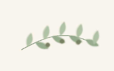 Soft watercolor illustration from Day 1